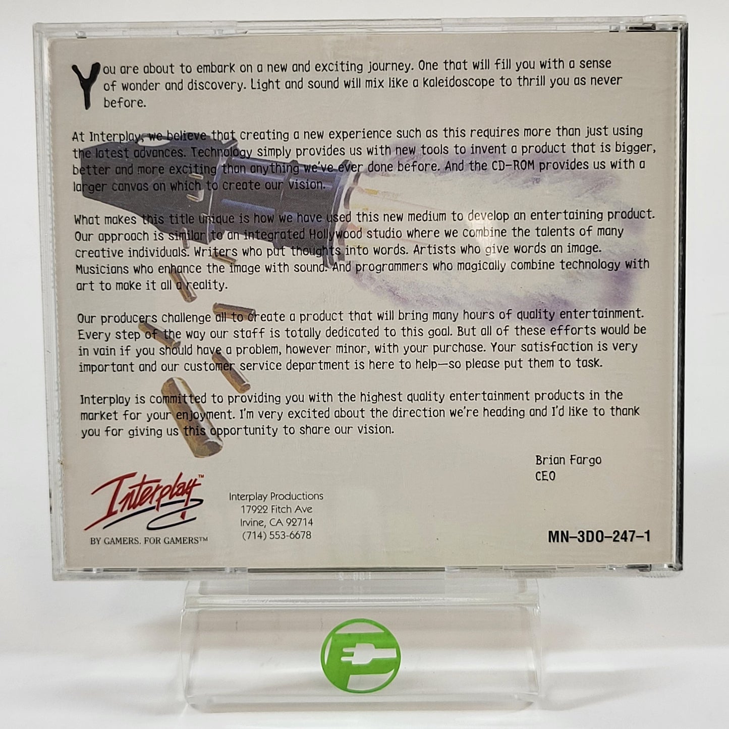 Wolfenstein 3d (Panasonic 3DO, 1995)