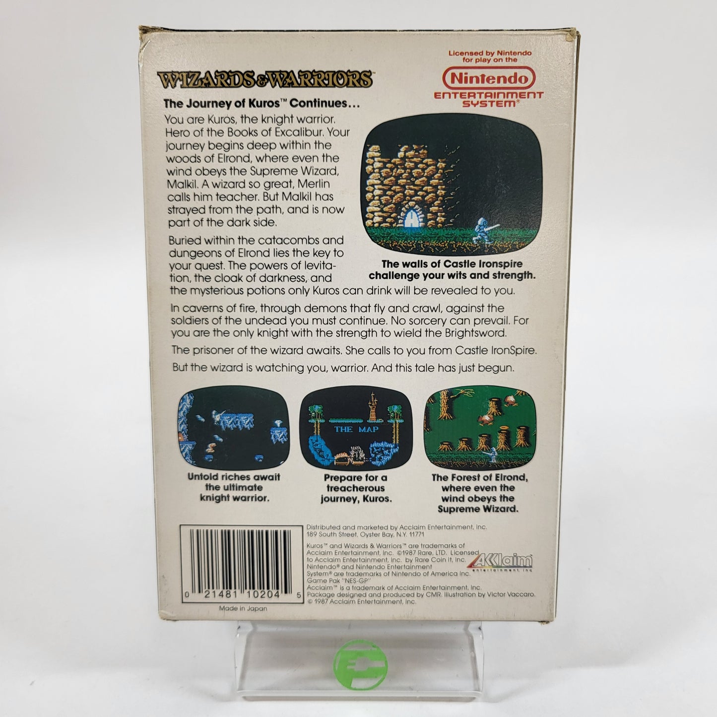 Wizards and Warriors (Nintendo NES, 1987)