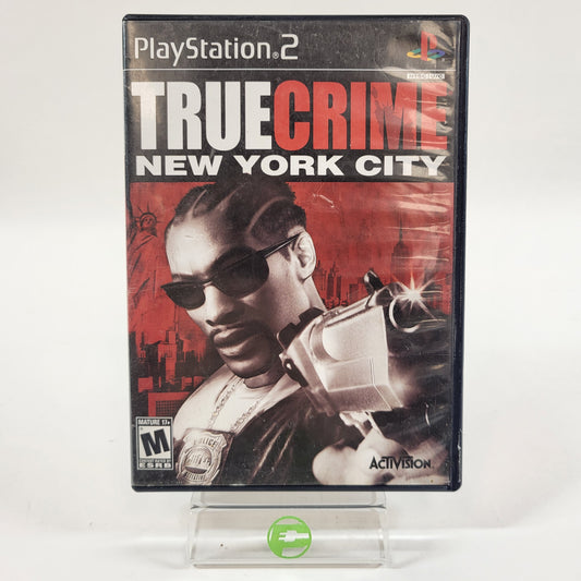 True Crime New York City (Sony PlayStation 2 PS2, 2005) Heavy Scratches