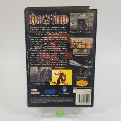 King's Field (Sony PlayStation 1 PS1, 1995)