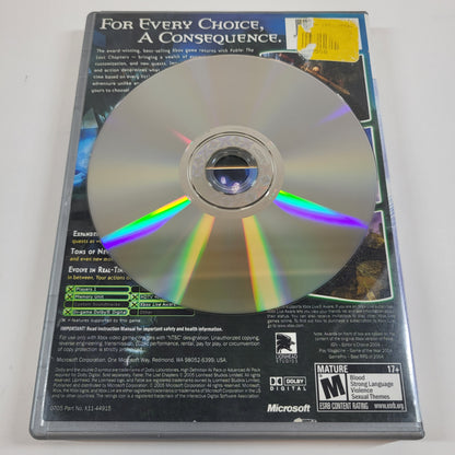 FABLE: The Lost Chapters (Microsoft Xbox, 2005)