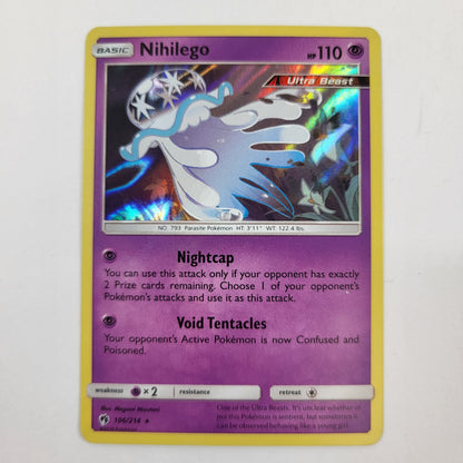 Pokémon TCG Lost Thunder Nihilego 106/214 Reverse Holo English