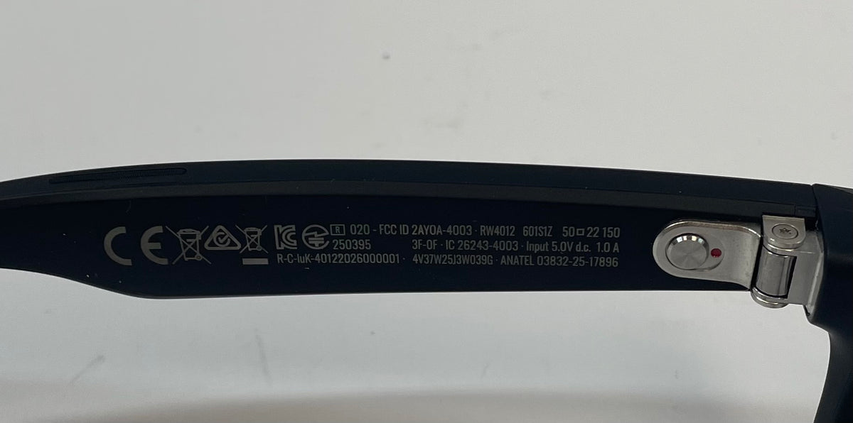 Ray-Ban Meta Wayfarer Gen 2 Black Transitions RW4012 601S1Z AI Smart Glasses