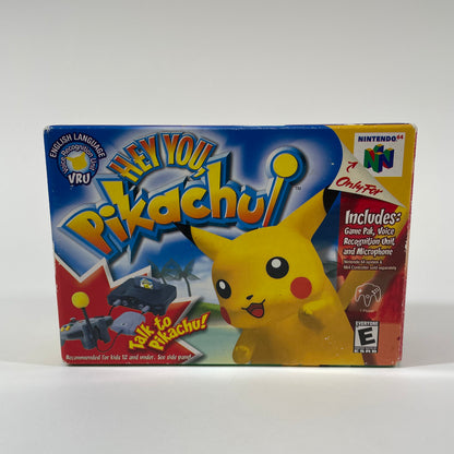 Hey You Pikachu [Microphone Bundle] (Nintendo 64 N64, 2000) CIB