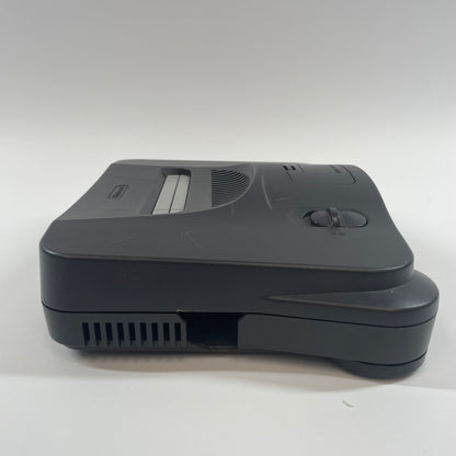 Nintendo N64 Console Gaming System NUS-001 Black Cracked Side