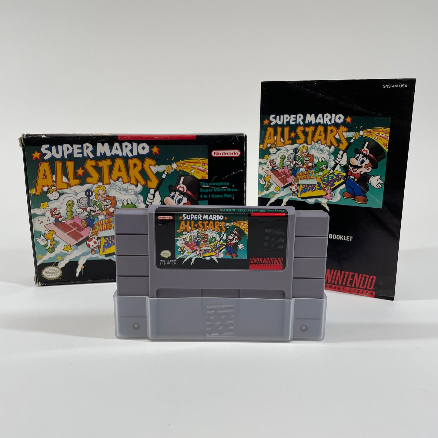 Super Mario All-Stars (Super Nintendo SNES, 1993) CIB