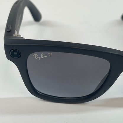 Ray-Ban Meta Wayfarer Gen 1 Shiny Black Polarized RW4006 601ST3 AI Smart Glasses