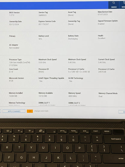 Dell XPS 15 9530 15.6" i7-13700H 2.4GHz 16GB RAM 1TB SSD Intel Arc A370M