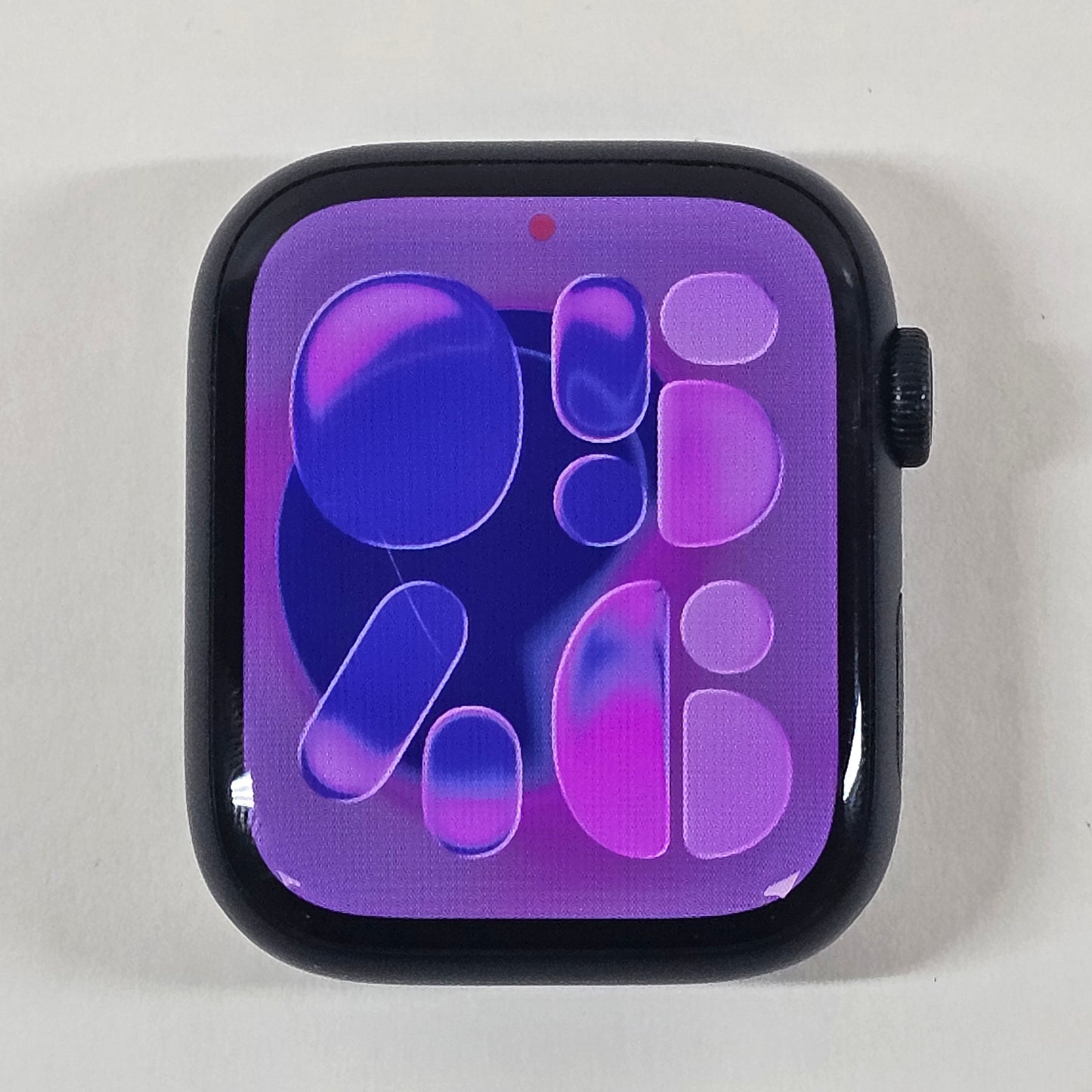 Factory Unlocked Apple Watch Series 7 45MM Black Aluminum MKJ73LL/A Face Only