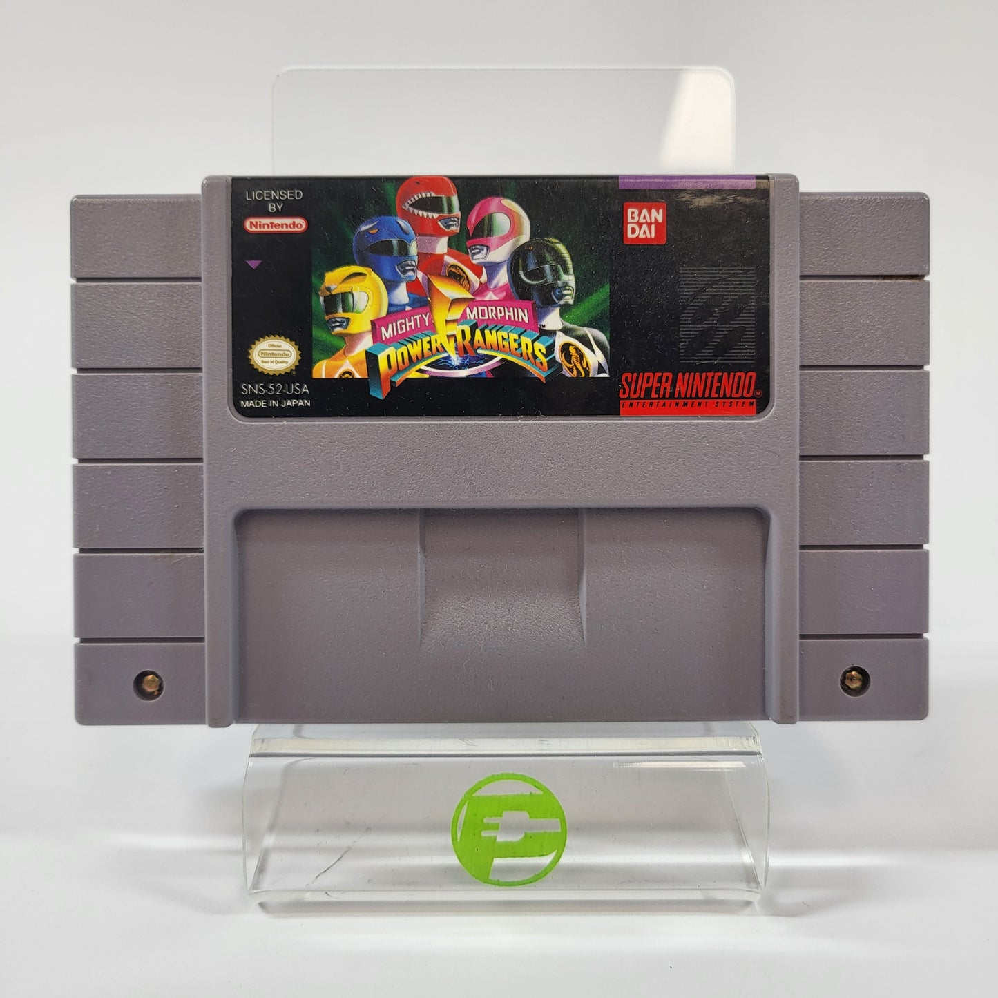 Mighty Morphin Power Rangers (Super Nintendo SNES, 1994) Cartridge Only