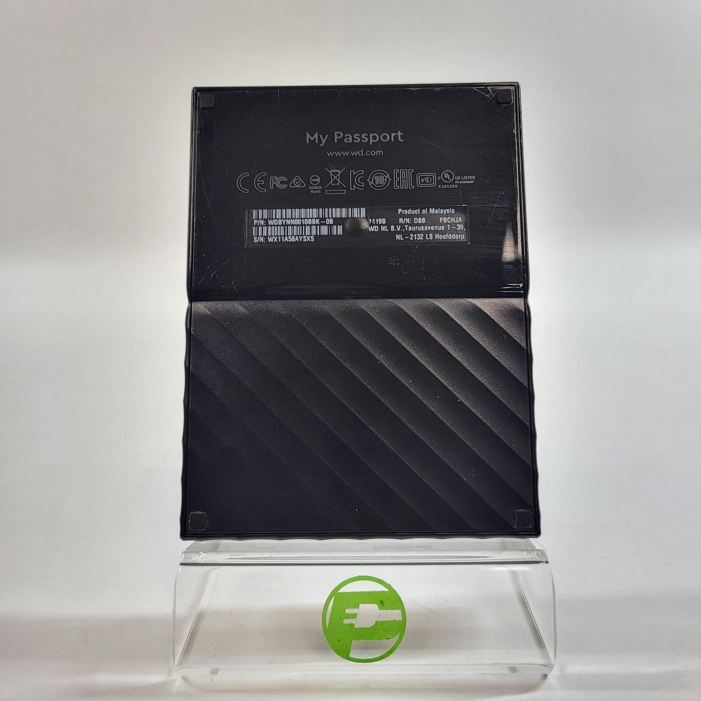 Western Digital WD 2.5" My Passport 1TB USB-B to USB-A HDD WDBYNN0010BBK-0B