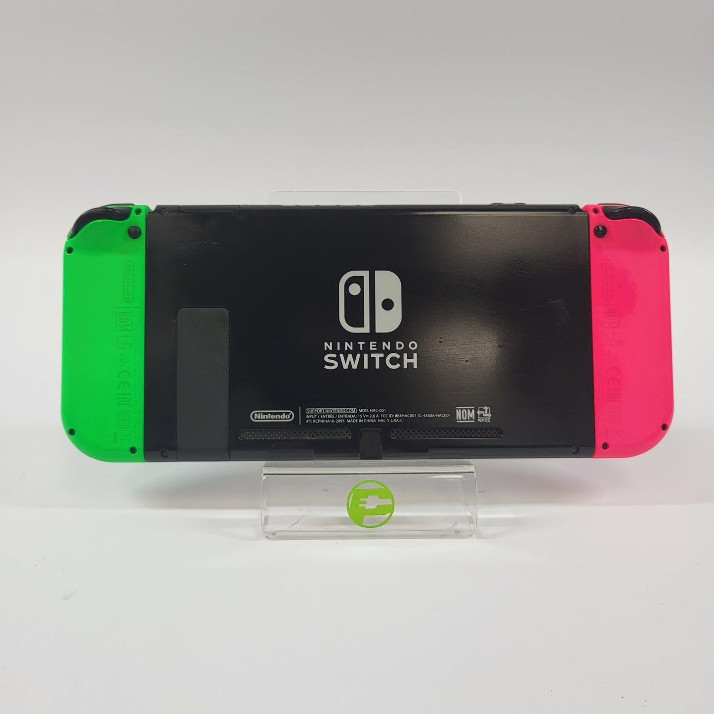 Nintendo Switch v1 Console Gaming System HAC-001 Pink/Green