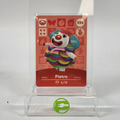 Nintendo Pietro Animal Crossing amiibo Card 4/19