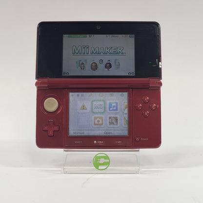 Nintendo 3DS Handheld Game Console CTR-001 Flame Red