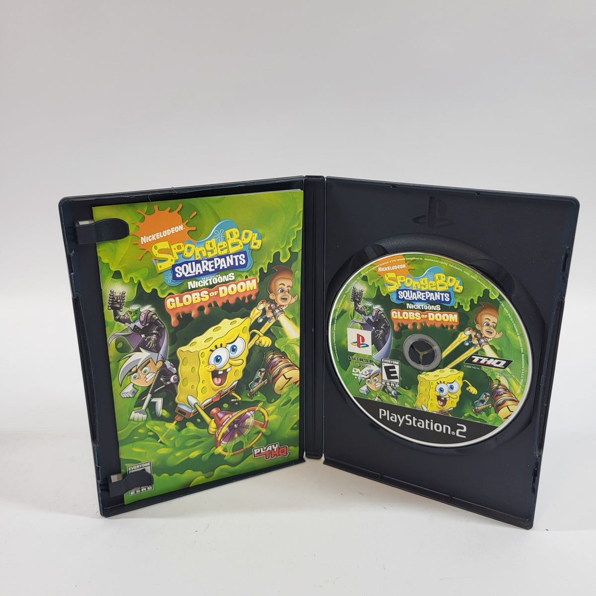 SpongeBob SquarePants Featuring Nicktoons Globs of Doom (Sony PlayStation 2 PS2, 