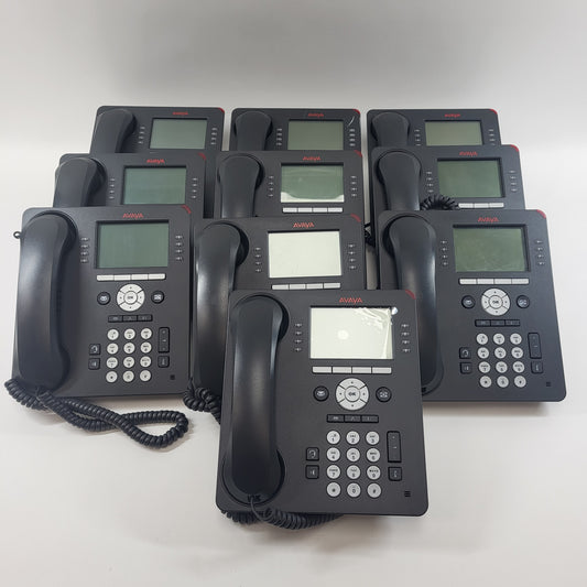 Lot Of 10 Avaya 9608G 8-Line Gigabit IP Phone PN: 700505424
