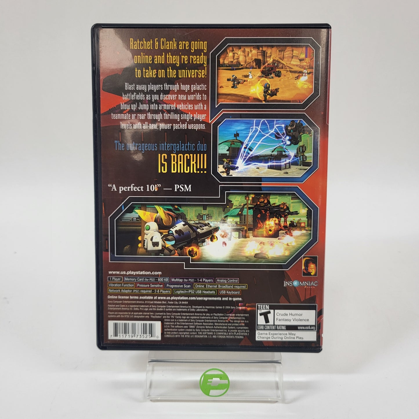 Ratchet & Clank Up Your Arsenal [Greatest Hits] (Sony PlayStation 2 PS2, 2004)