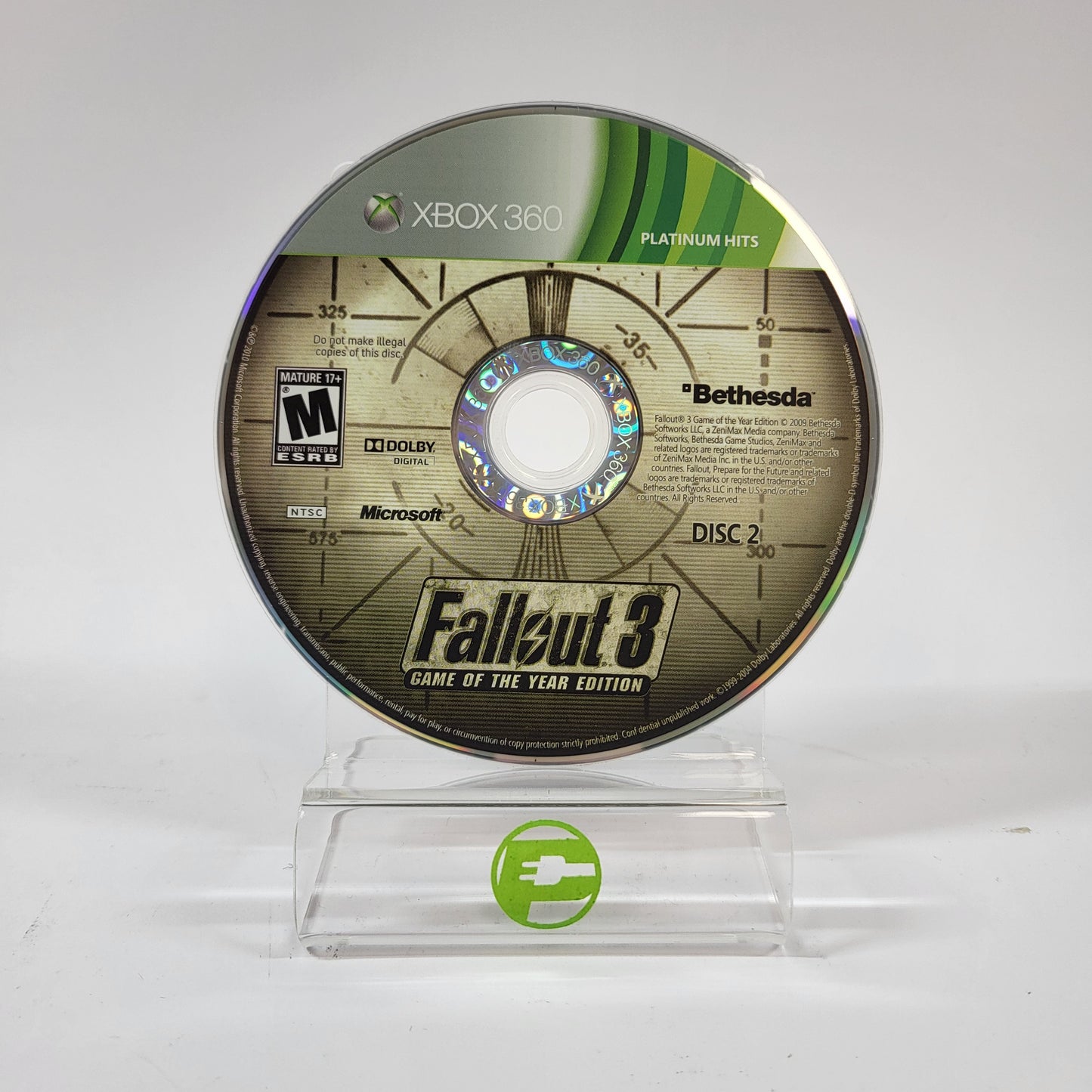 Fallout 3 [Game of the Year Platinum Hits] (Microsoft Xbox One, 2009)