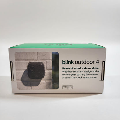 New Blink Outdoor 4 Home Security Camera Black/White