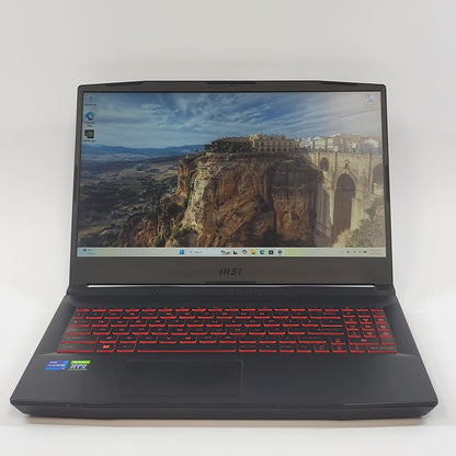 MSI Katana GF66 11UD 15.6" i7-11800H 2.3GHz 16GBRAM 512GBSSD GeForce RTX 3050 Ti