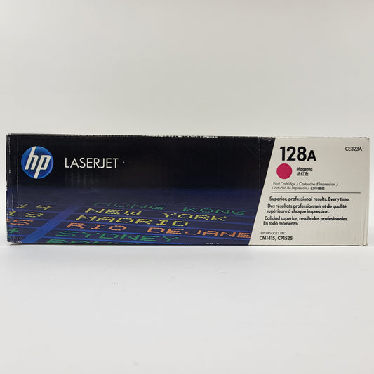 New HP 128A CE323A Magenta Toner Cartridge