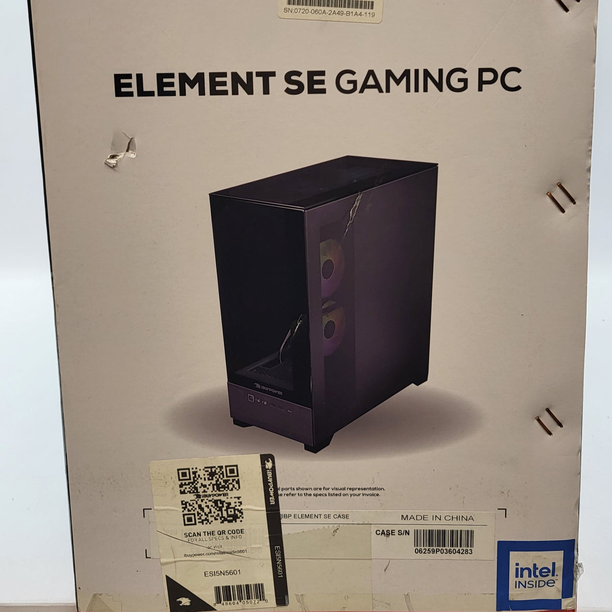 Open Box iBuyPower Element SE PC i5-14400F 2.50GHz 16GB RAM 1TB SSD RTX 5060