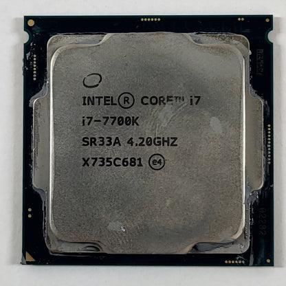 Intel Core i7-7700K 4.20GHz Quad Core SR33A 8 Thread LGA 1151