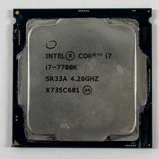 Intel Core i7-7700K 4.20GHz Quad Core SR33A 8 Thread LGA 1151