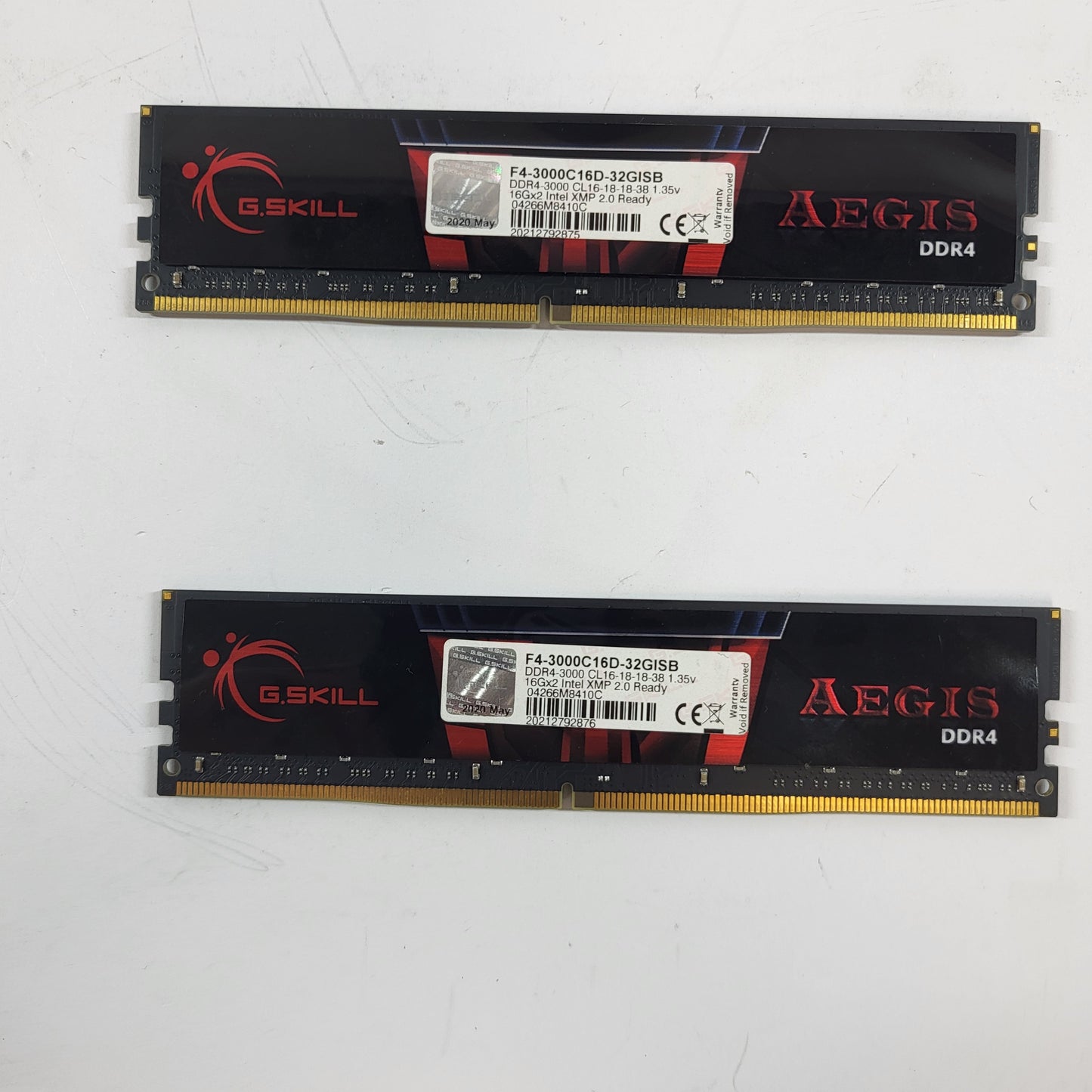 G.Skill Aegis 32GB (2x16GB) RAM DDR4 2933MHz F4-3000C16D-32GISB