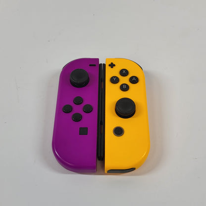 Nintendo Switch v1 Console Gaming System HAC-001 Purple/Orange  256GB SD Card