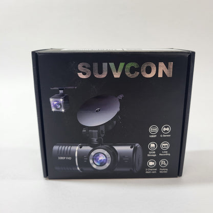 SUVCON Three Channel Dash Cam