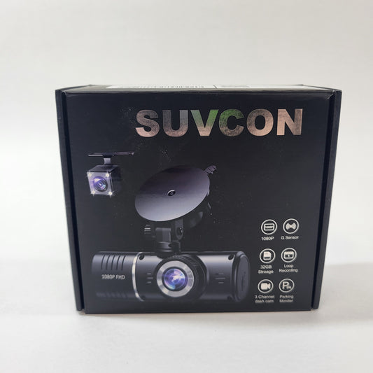 SUVCON Three Channel Dash Cam