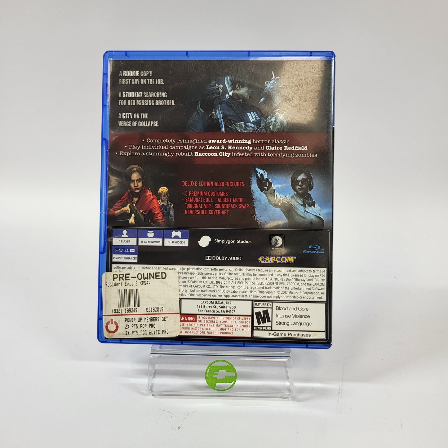 Resident Evil 2 [Deluxe Edition] (Sony PlayStation 4 PS4, 2019)