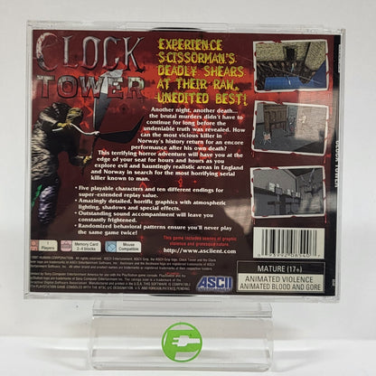 Clock Tower (Sony PlayStation 1 PS1, 1997)