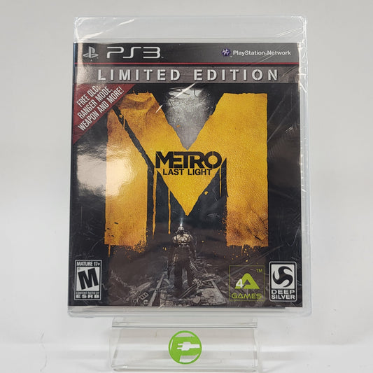 New Metro: Last Light Limited Edition (Sony PlayStation 3 PS3, 2013)