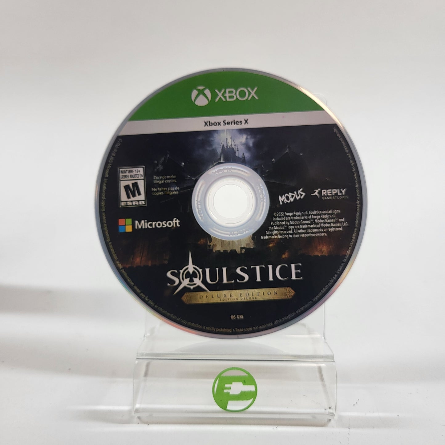 Soulstice Deluxe Edition (Microsoft Xbox Series X, 2022) Disc Only