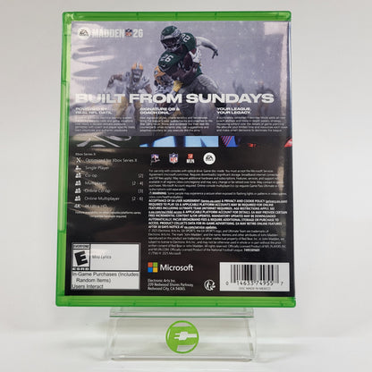 Madden NFL 26 (Microsoft Xbox Series X, 2025)