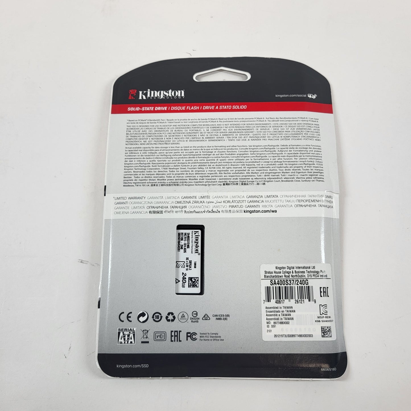 New Kingston 2.5" A400 240GB M.2 SATA 6Gbps SSD SA400S37
