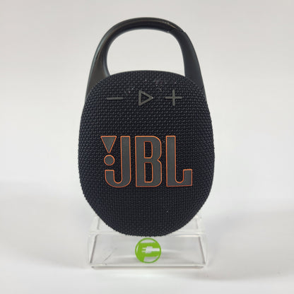 JBL Clip 5 Portable Waterproof Bluetooth Speaker Black CLIP5D