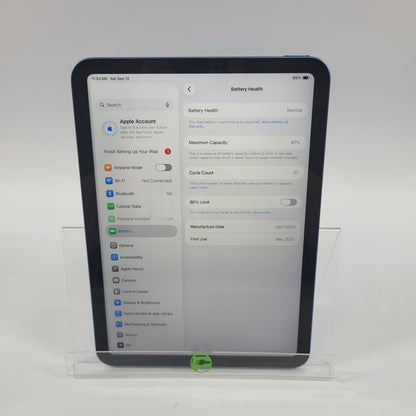Factory Unlocked Apple iPad 11" (A16) 128GB Blue MD7G4LL/A
