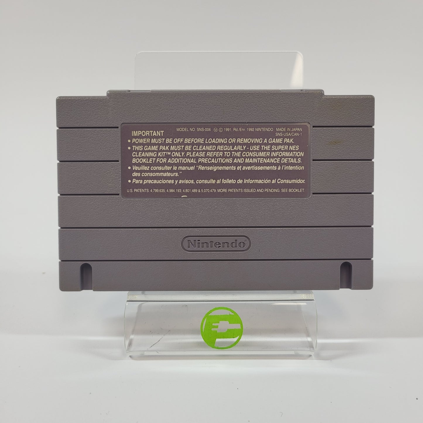 Ken Griffey Jr Major League Baseball (Super Nintendo SNES, 1994) Cartridge Only