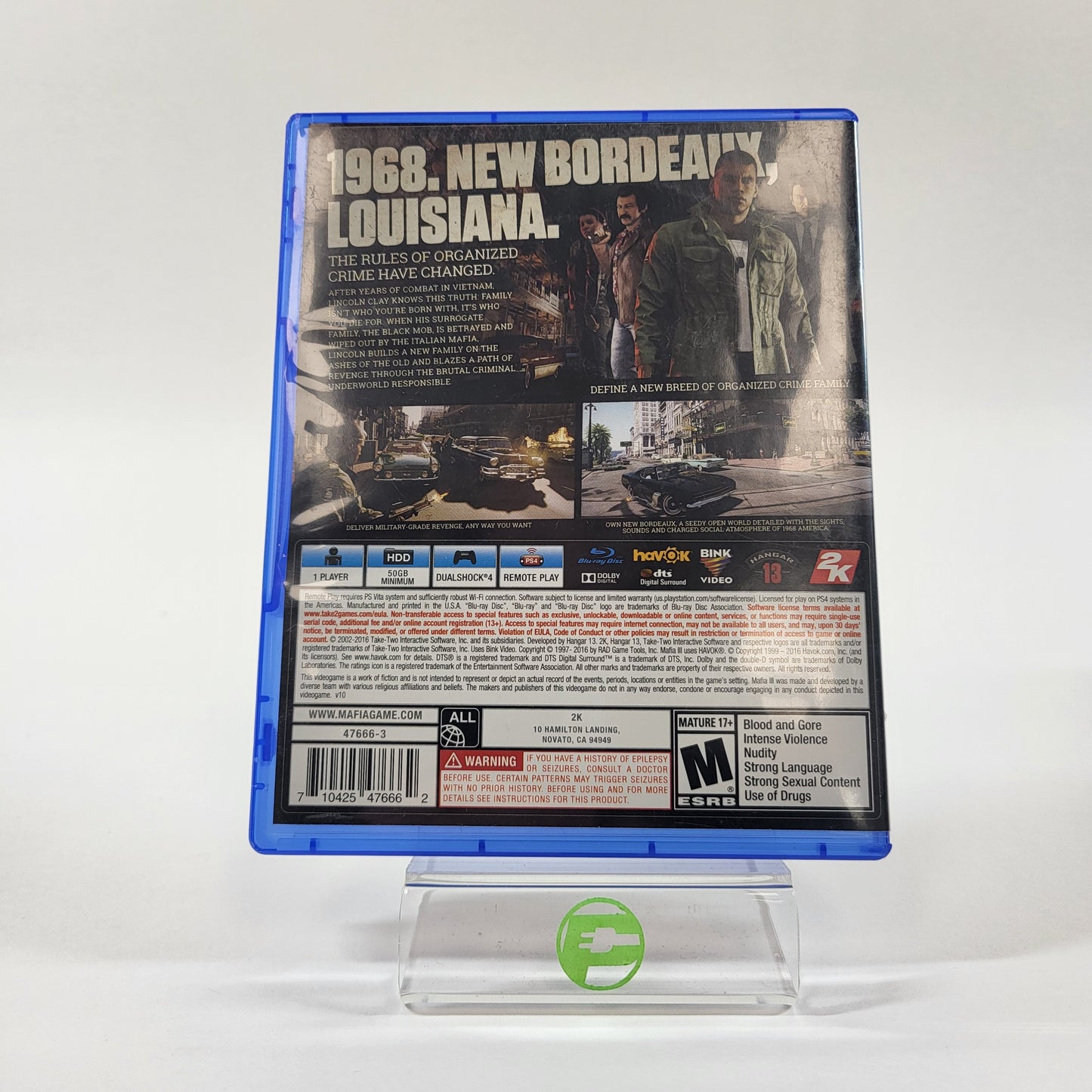 Mafia III (Sony PlayStation 4 PS4, 2016)