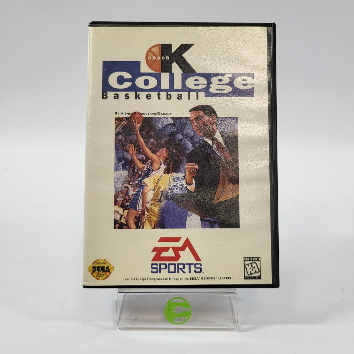 Coach K College Basketball (Sega Genesis, 1995)
