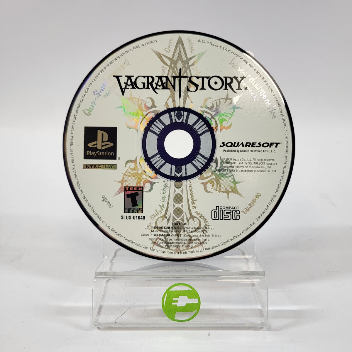 Vagrant Story (Sony PlayStation 1 PS1, 2000)