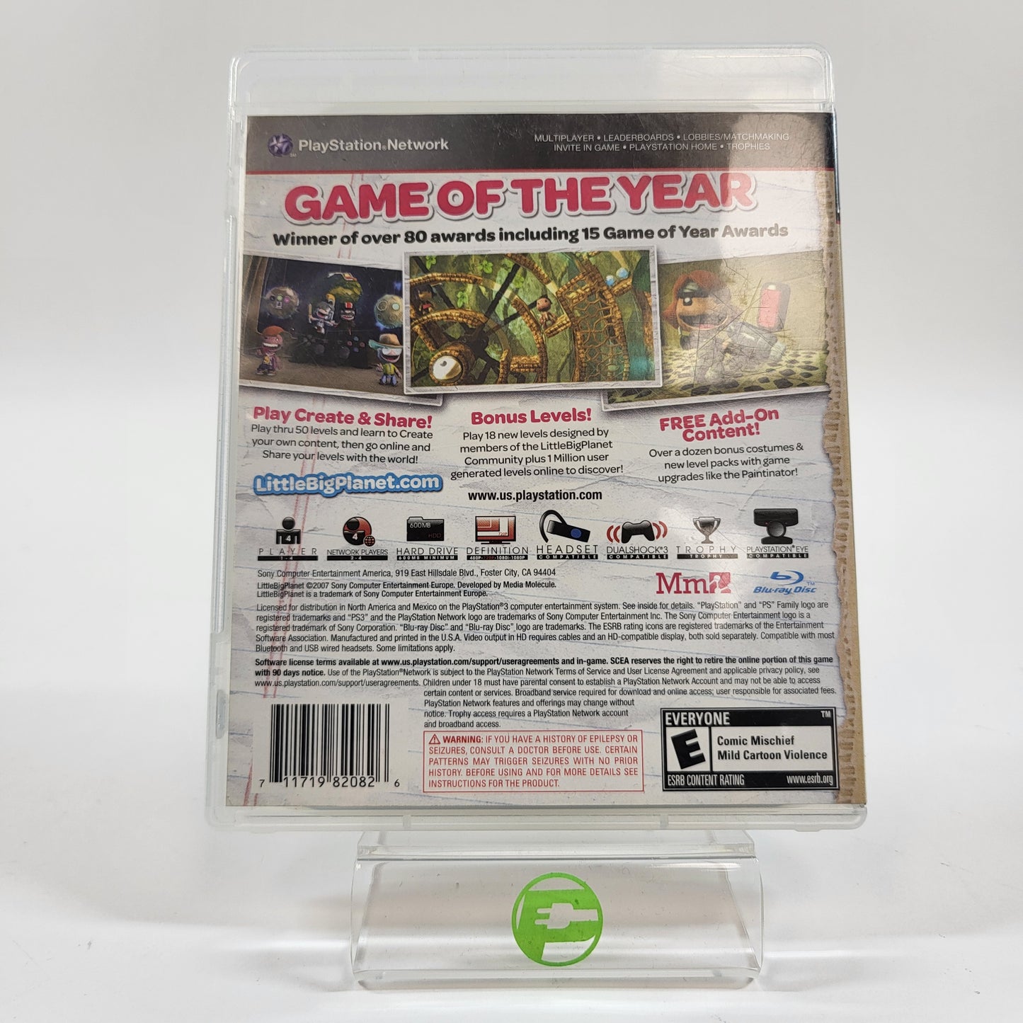 LittleBigPlanet [Game of the Year] (Sony PlayStation 3 PS3, 2009)