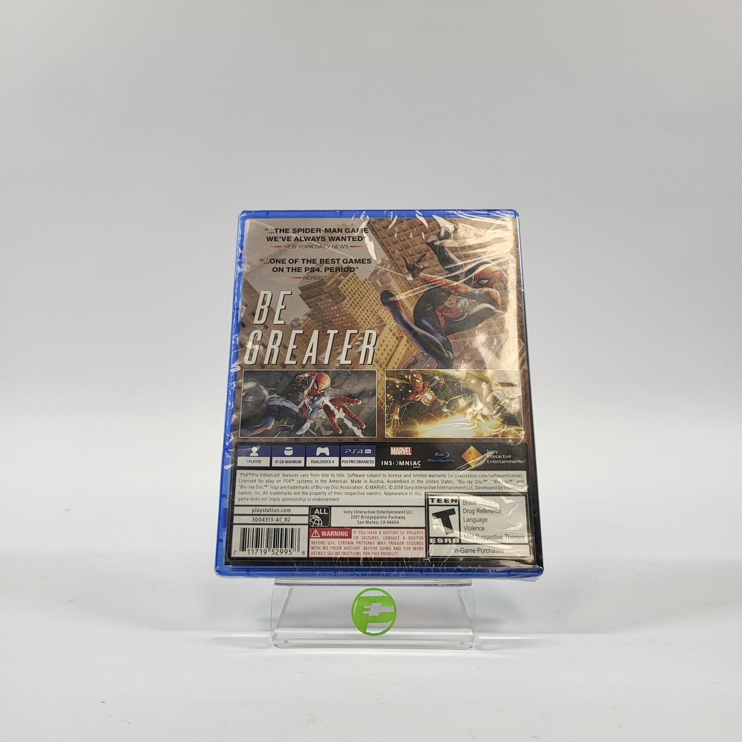 New Marvel Spiderman [Game of the Year] (Sony PlayStation 4 PS4, 2019)