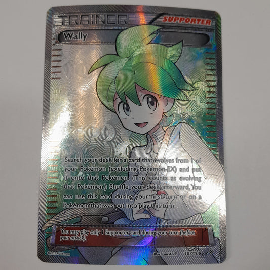 Pokémon TCG Roaring Skies Wally 107/108 Holo Textured English