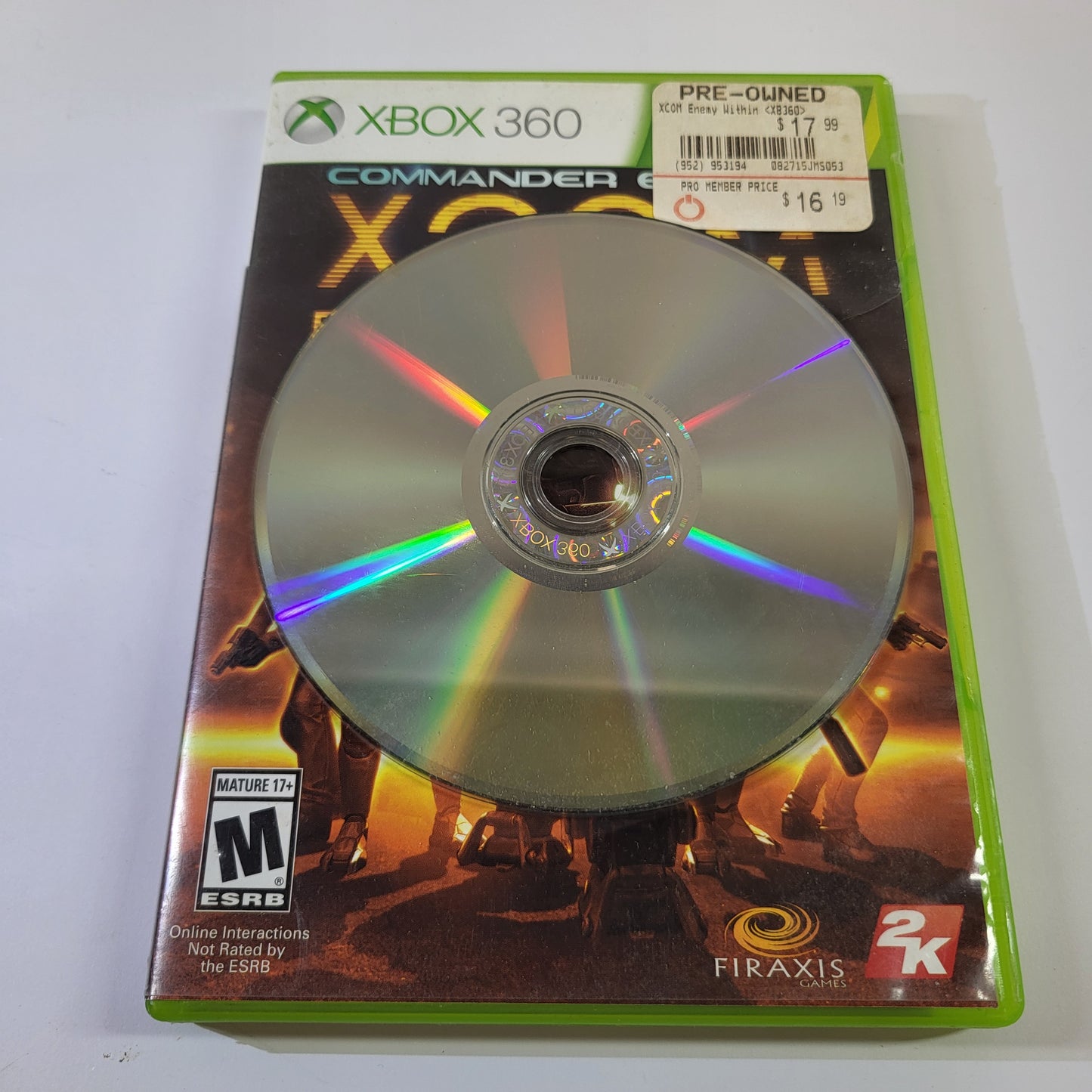 XCOM Enemy Within [Commander Edition] (Microsoft Xbox 360, 2013)