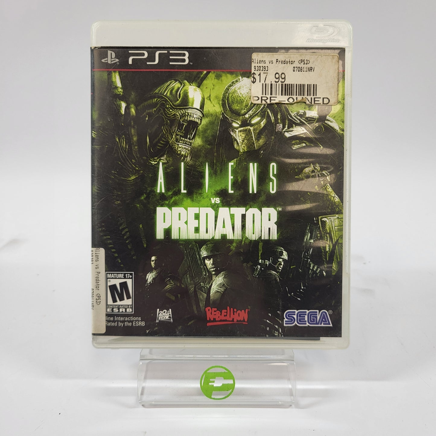 Aliens vs. Predator (Sony PlayStation 3 PS3, 2010)