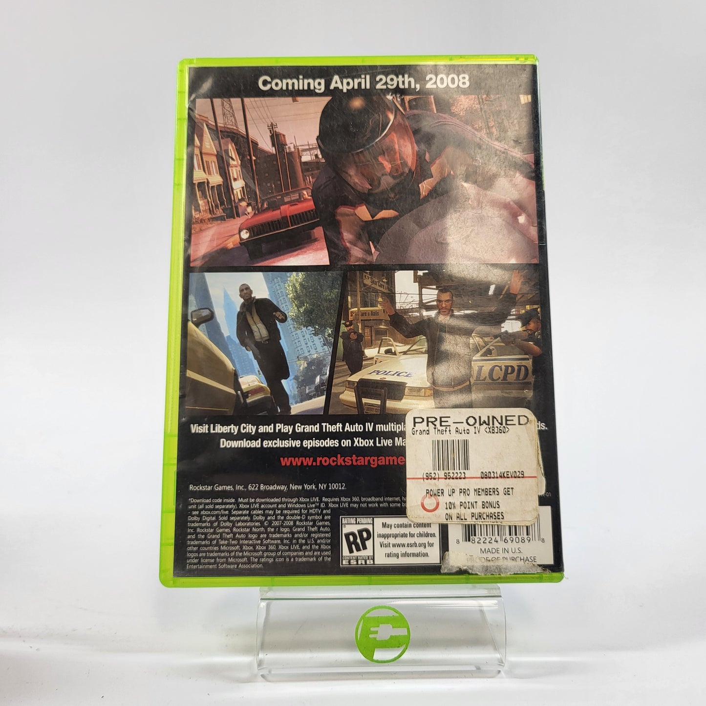 Grand Theft Auto IV (Microsoft Xbox 360, 2008)